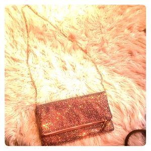 Glitter crossbody purse